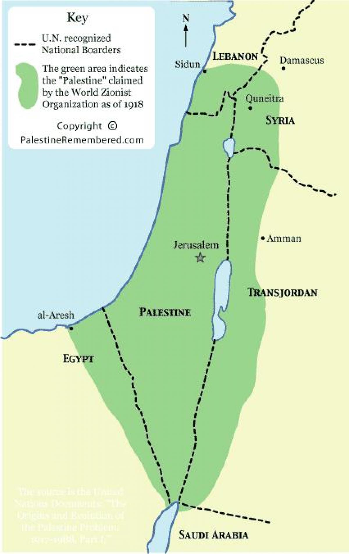 карта сионист