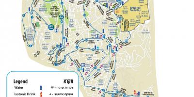 Карта Иерусалимский марафон